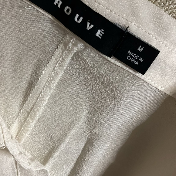 White Button-Up Blouse - Picture 7 of 8